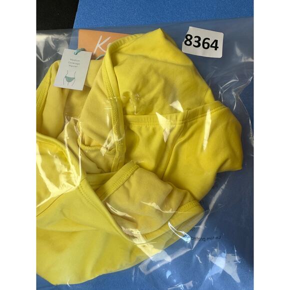 Kona Sol Medium Coverage Hipster Bikini Bottom Light Yellow XL - Picture 7 of 8